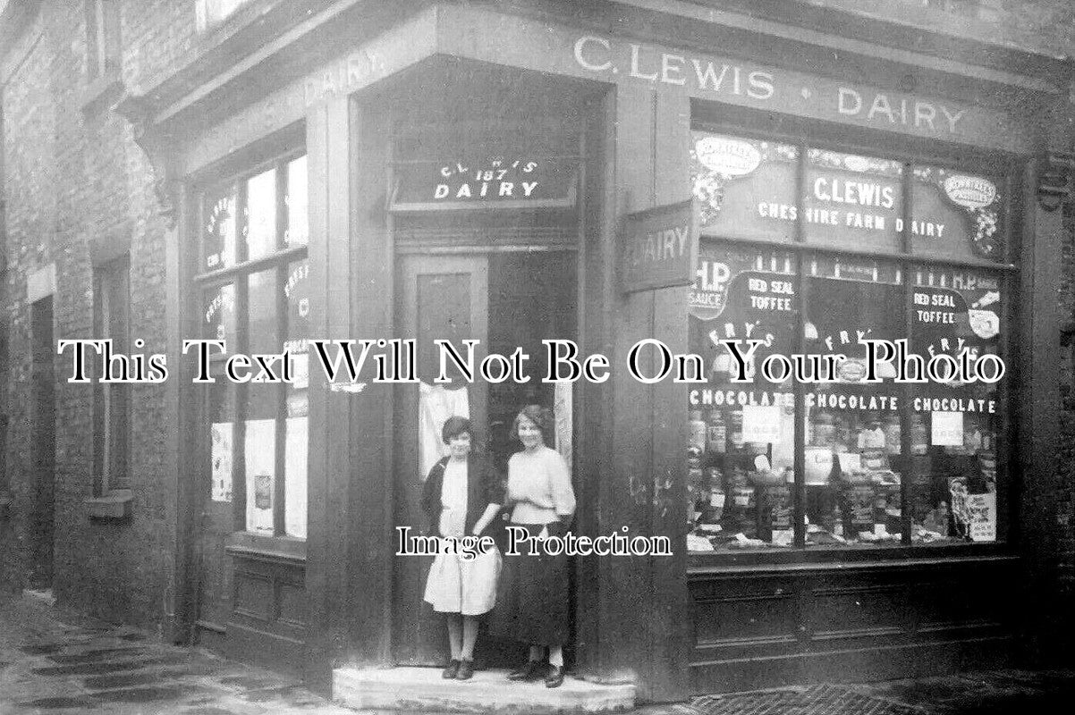 WL 1241 - C Lewis Dairy Shop, Llandrindod Wells, Wales c1911