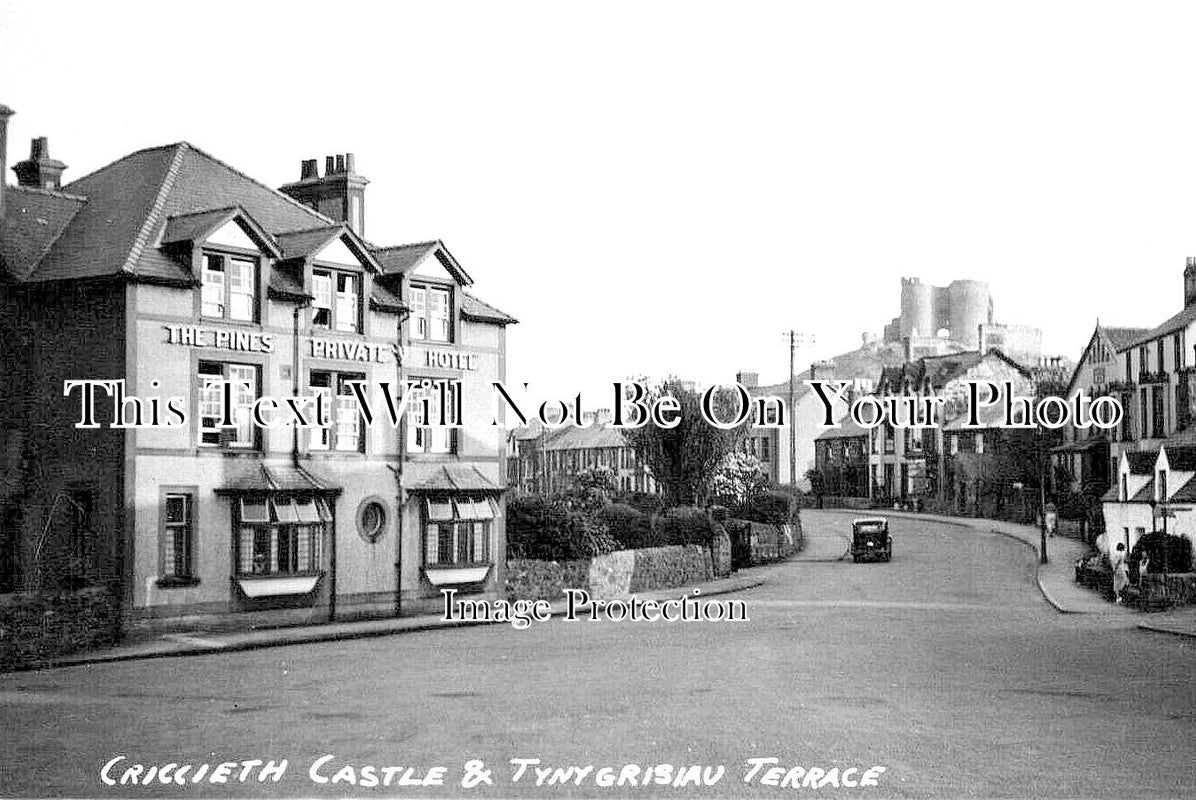 WL 1286 - Criccieth Castle & Tynygrisiau Terrace, Criccieth, Wales