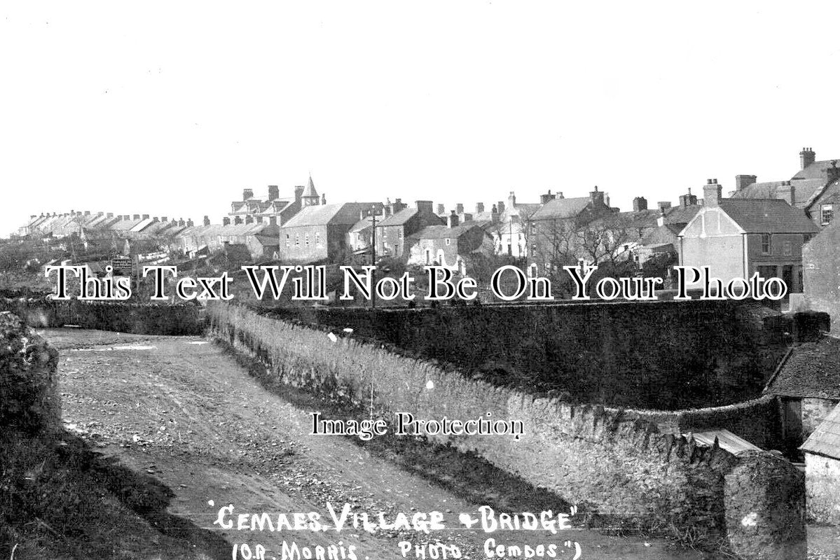 WL 1295 - Cemaes Village & Bridge, Anglesey, Wales