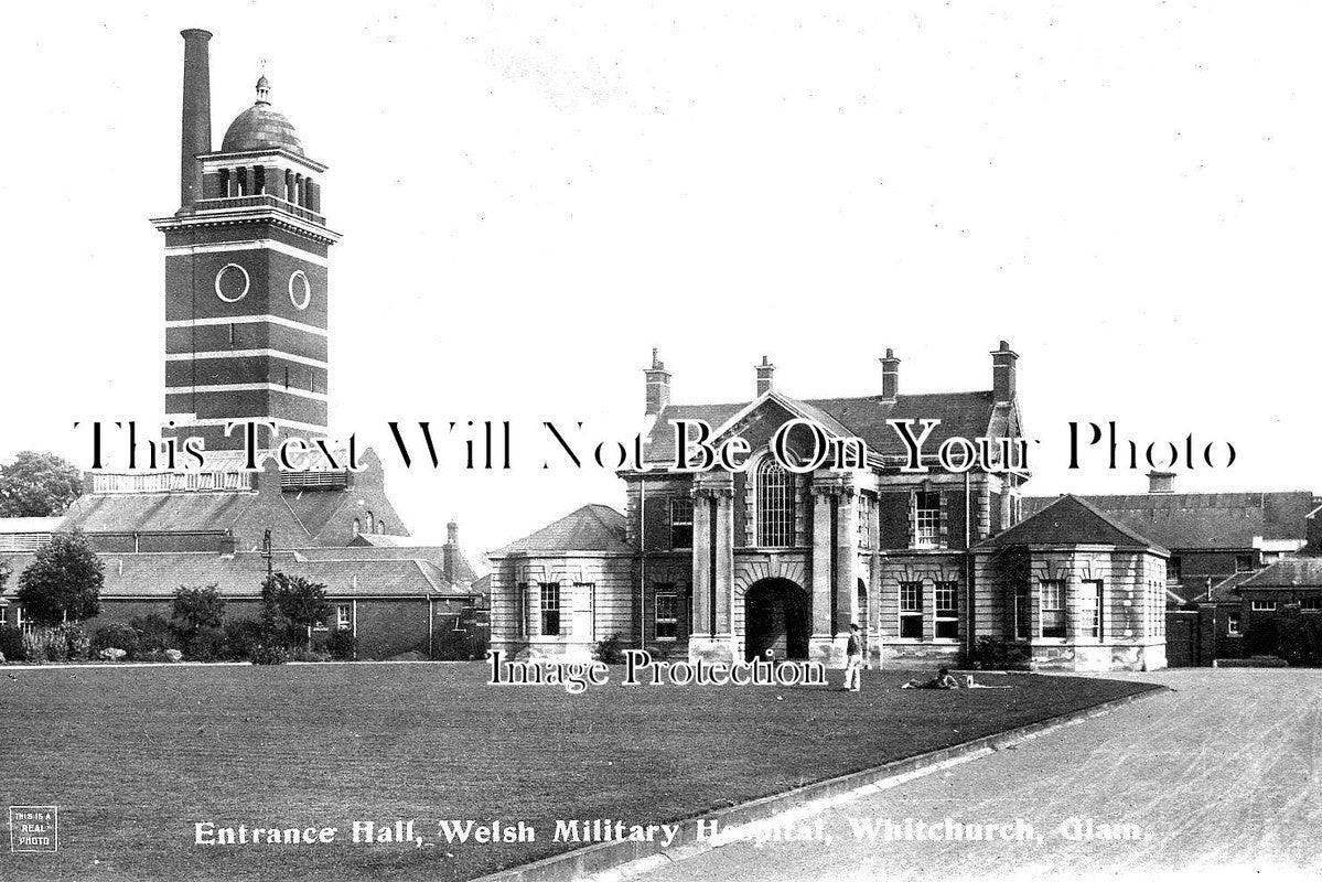 WL 1300 - Entrance Hall, Welsh Military Hospital, Whitchurch, Wales c1918