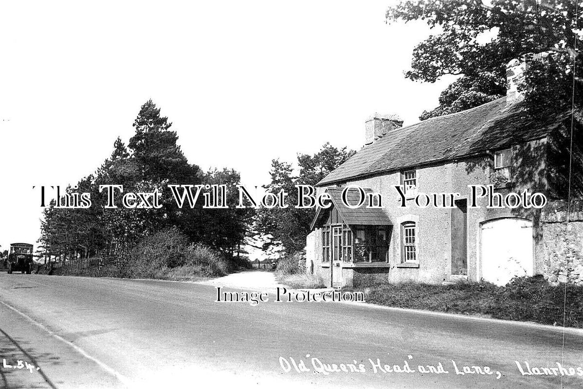 WL 1308 - Old Queens Head & Lane, Llanrhos, Wales