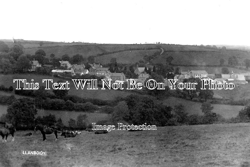 WL 134 - Llanboidy Village, Wales c1929