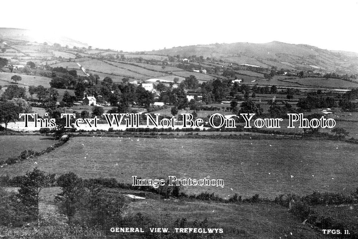 WL 1347 - General View Of Trefeglwys, Wales