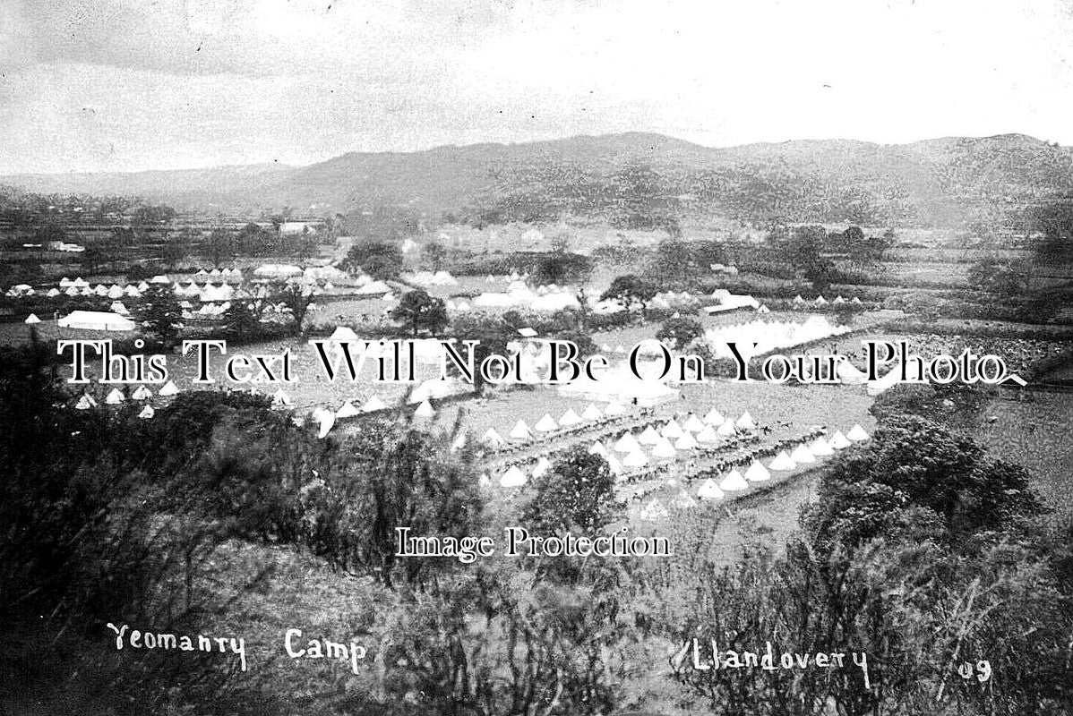 WL 1386 - Yeomanry Military Camp, Llandovery, Wales 1909