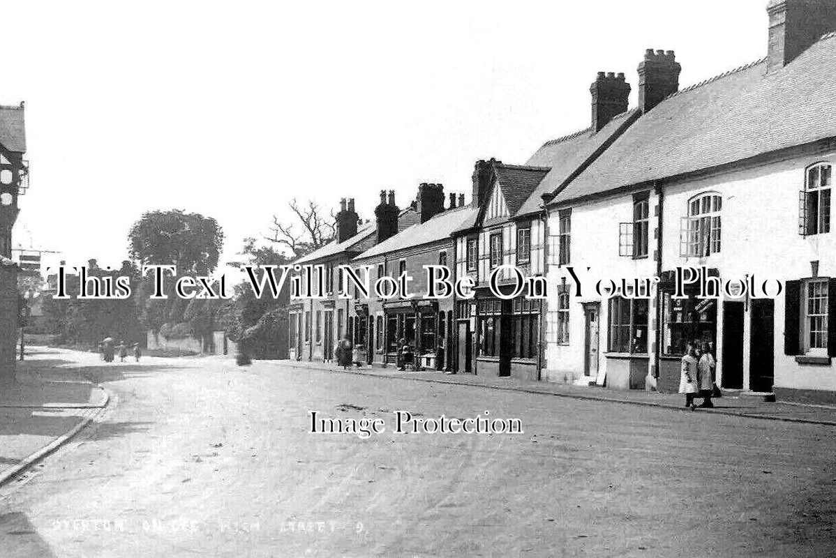 WL 1532 - Overton On Dee High Street, Wales c1915