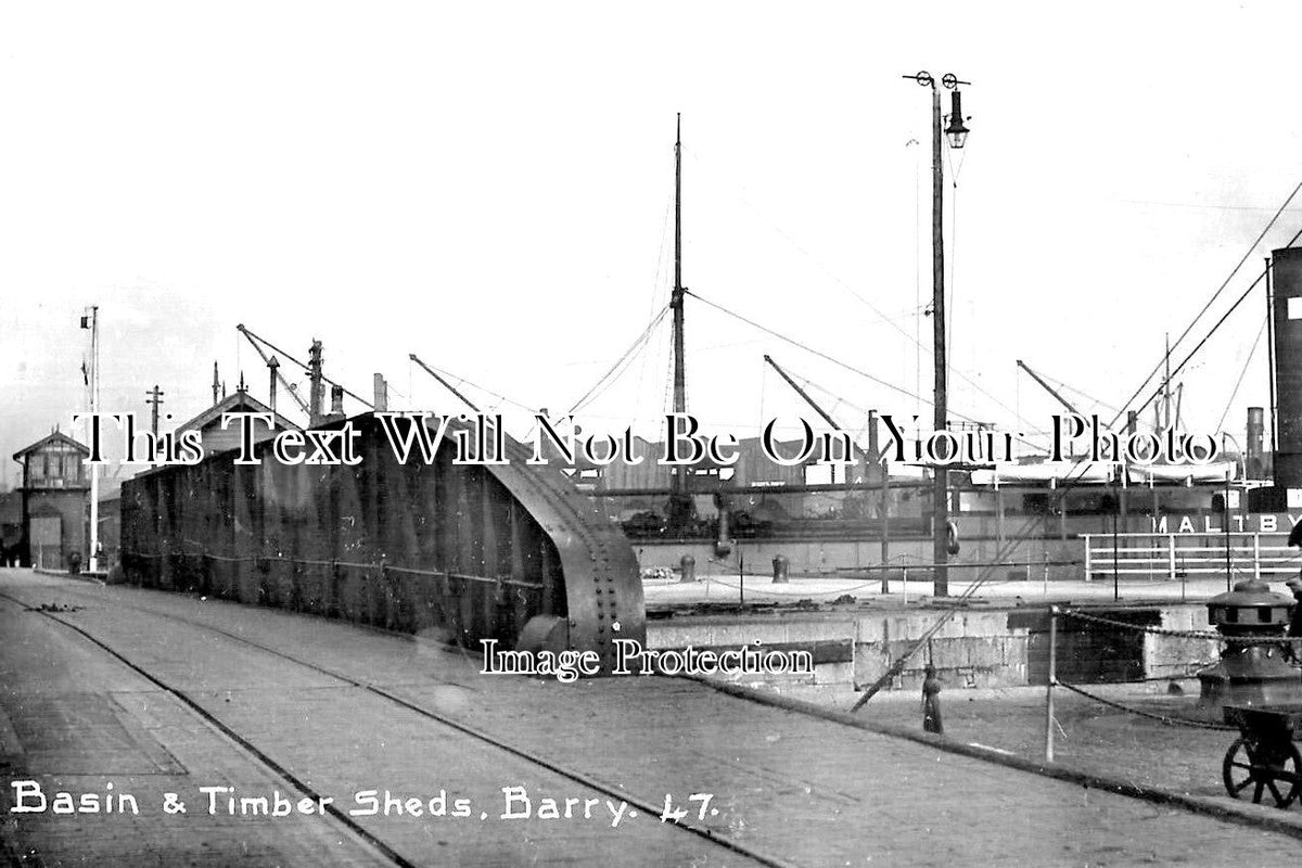 WL 1543 - Basin & Timber Sheds, Barry, Wales