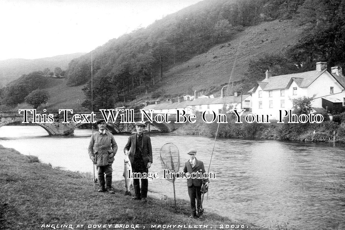 WL 1597 - Angling At Dovey Bridge, Machynlleth, Wales