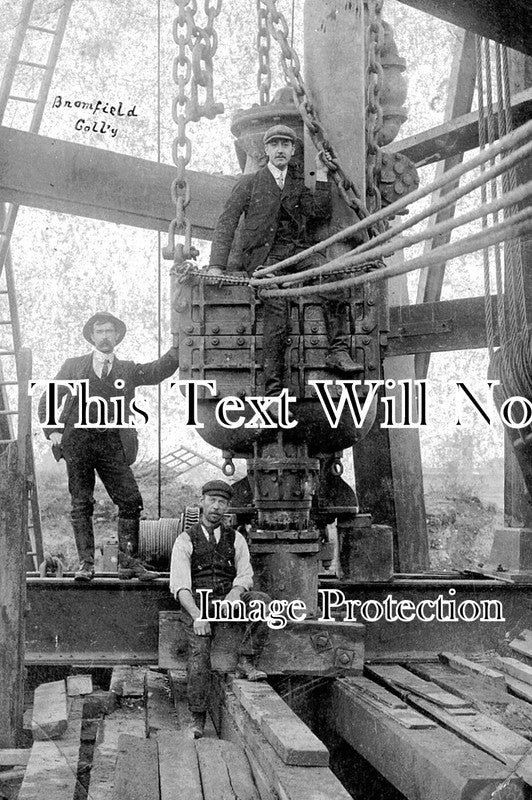 WL 1627 - Bromfield Colliery, Mold, Flintshire, Wales c1908