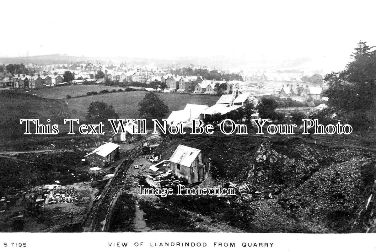 WL 165 - Llanfawr Quarry, Llandrindod Wells, Wales c1913