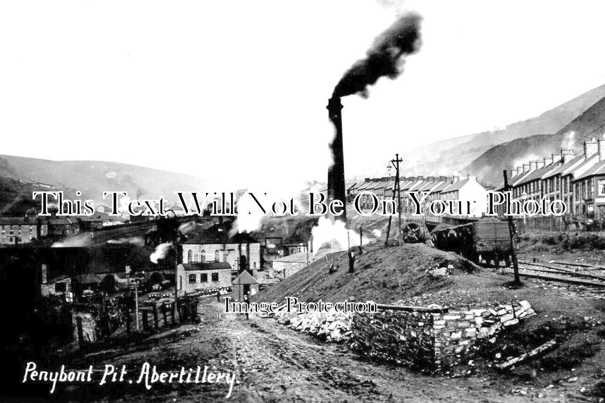 WL 1653 - Penybont Pit, Abertillery, Wales c1910