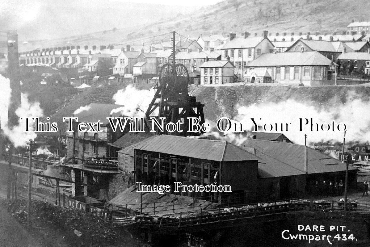 WL 1693 - Dare Pit, Cwmparc Colliery, Treorchy Rhondda, Wales c1920