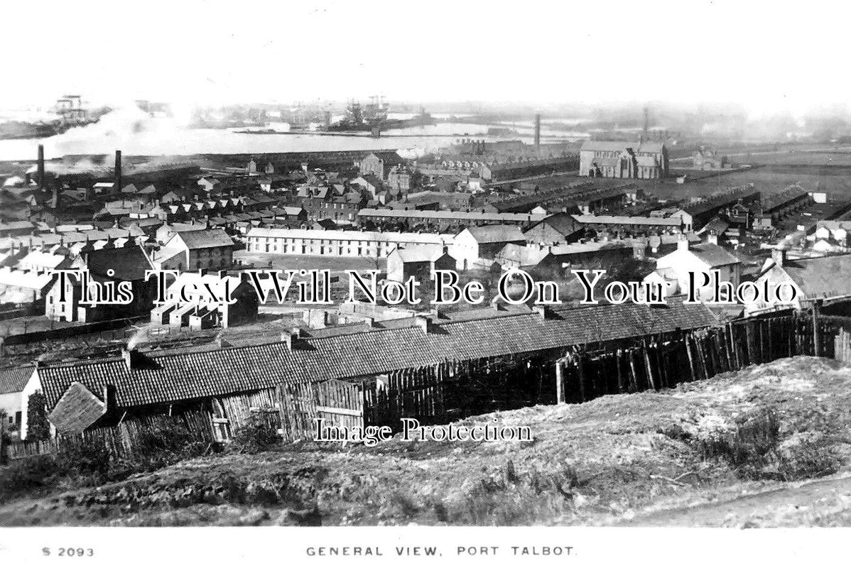 WL 173 - Port Talbot General View, Wales 1910