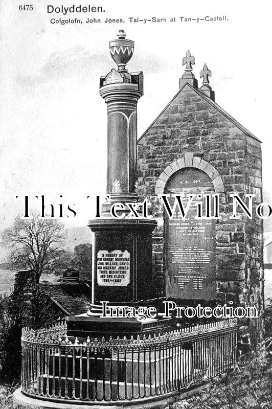 WL 1737 - Jones Brothers Memorial, Tan-Y-Castell, Dolyddelen, Wales 1905