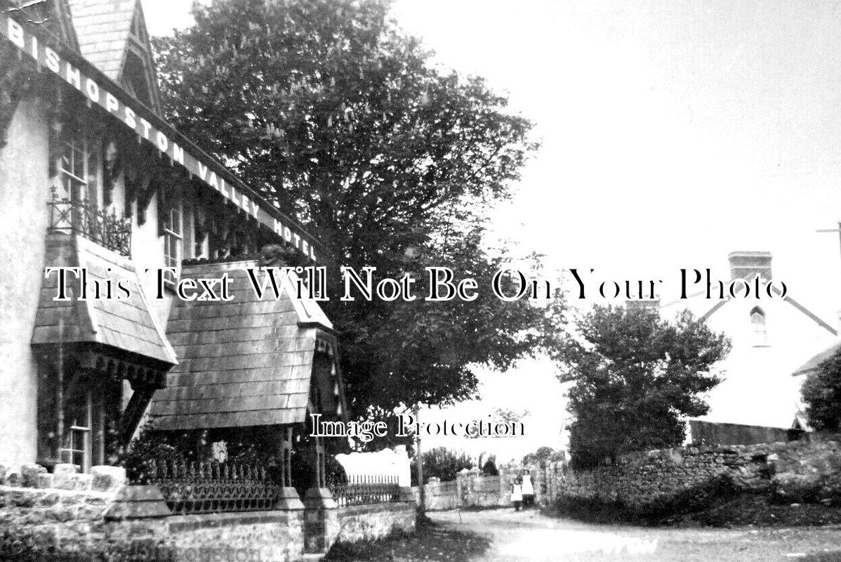WL 1742 - Bishopston Valley Hotel, Gower, Swansea, Wales c1910