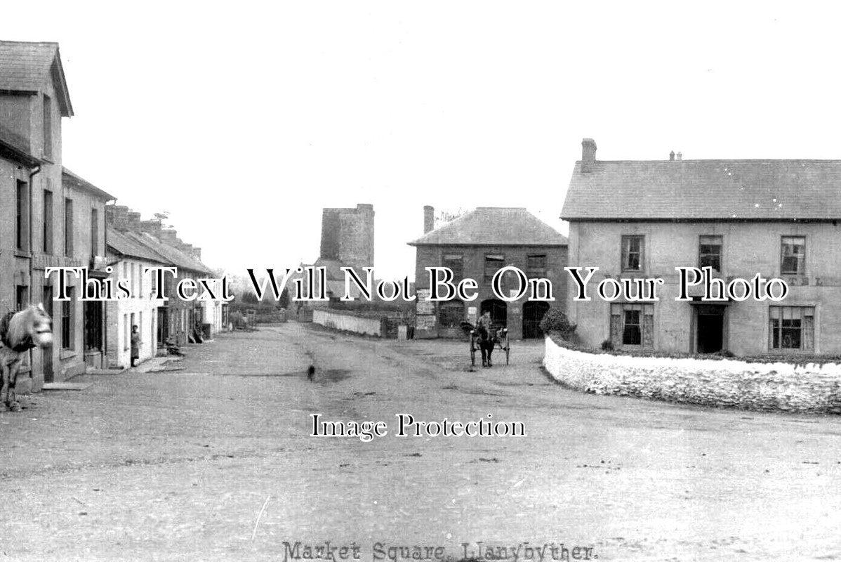 WL 1748 - Market Square, Llanybyther, Wales