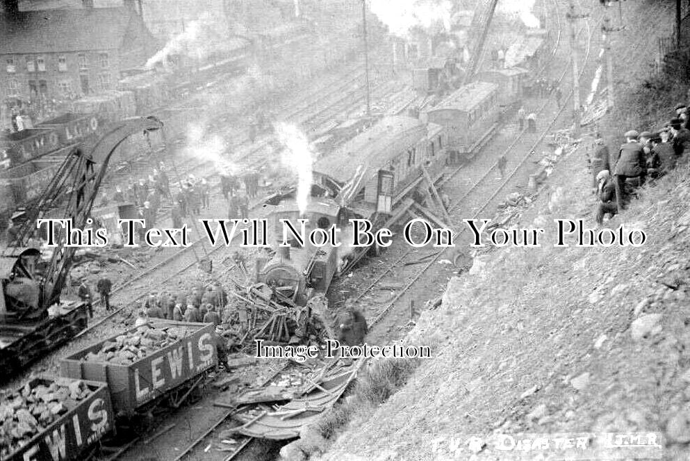 WL 1759 - Taff Vale Railway Disaster, Hopkinstown, Glamorgan, Wales 1911