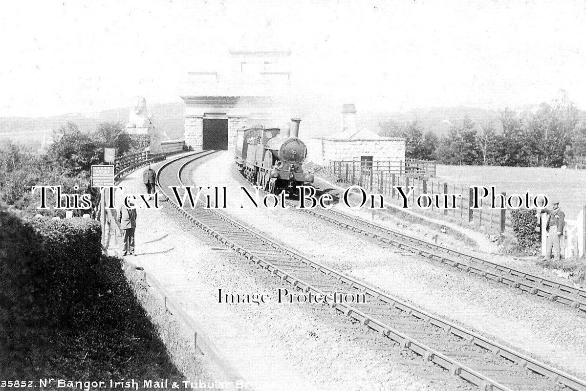 WL 1807 - Irish Mail Train Near Bangor, Anglesey, Wales