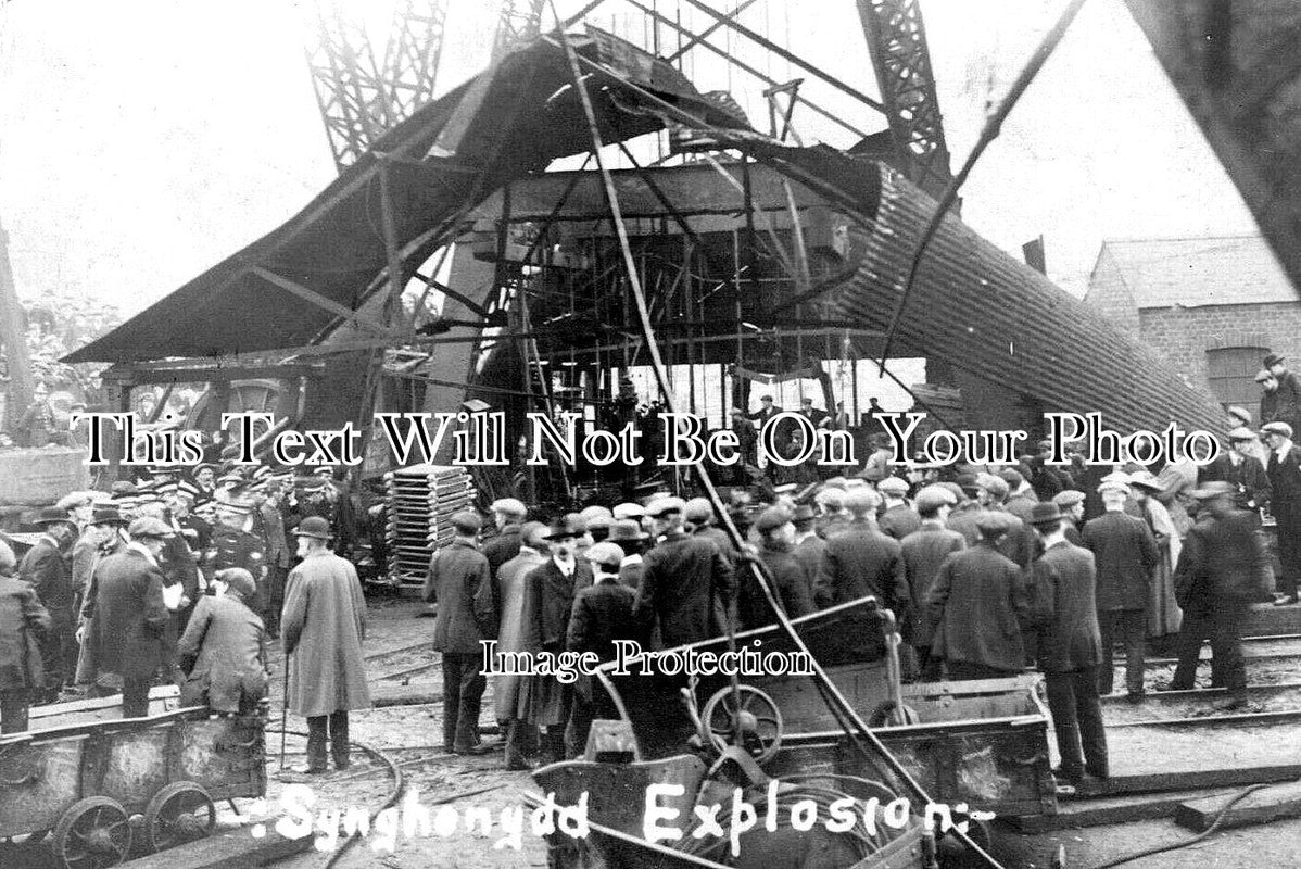 WL 2162 - Synghenydd Explosion, Colliery Mine, Wales