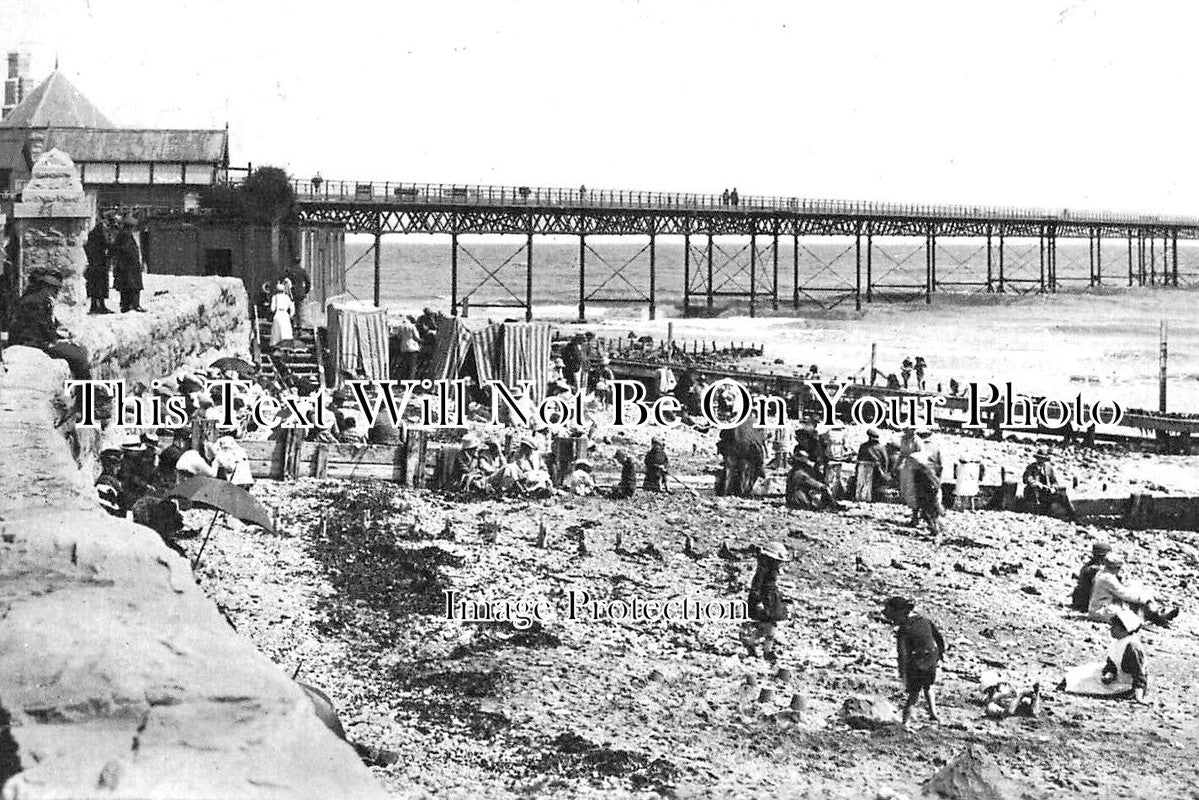 WL 2163 - The Pier & Beach, Rhos On Sea, Caernarvonshire, Wales
