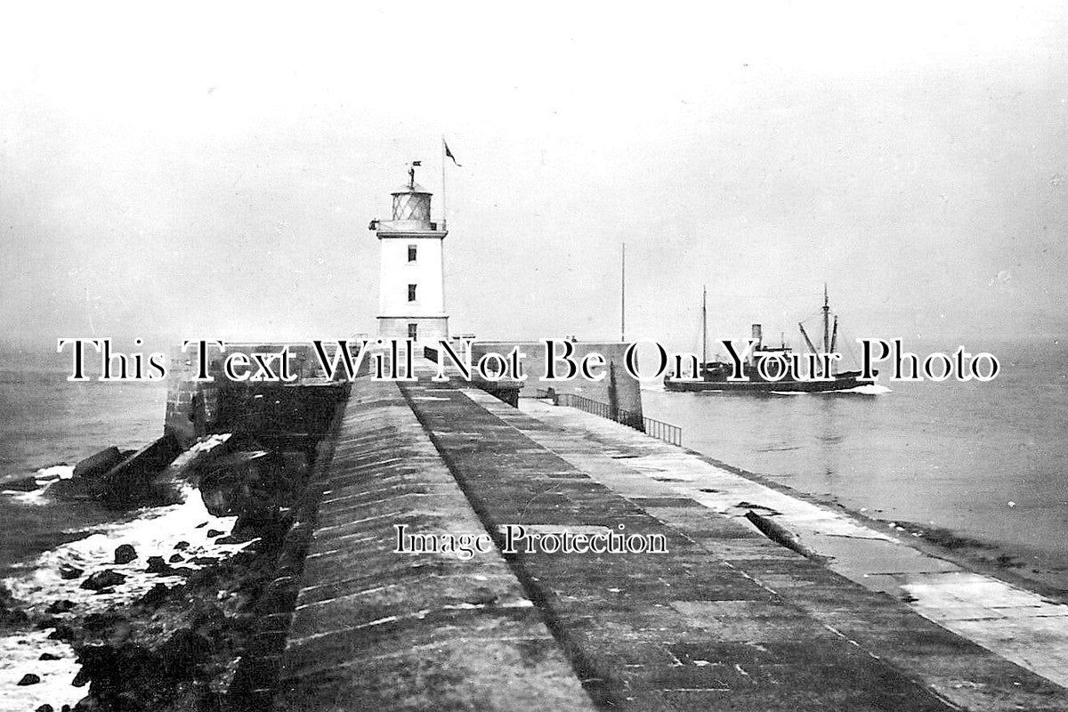 WL 2187 - Breakwater & Lighthouse, Holyhead, Isle Of Anglesey, Wales