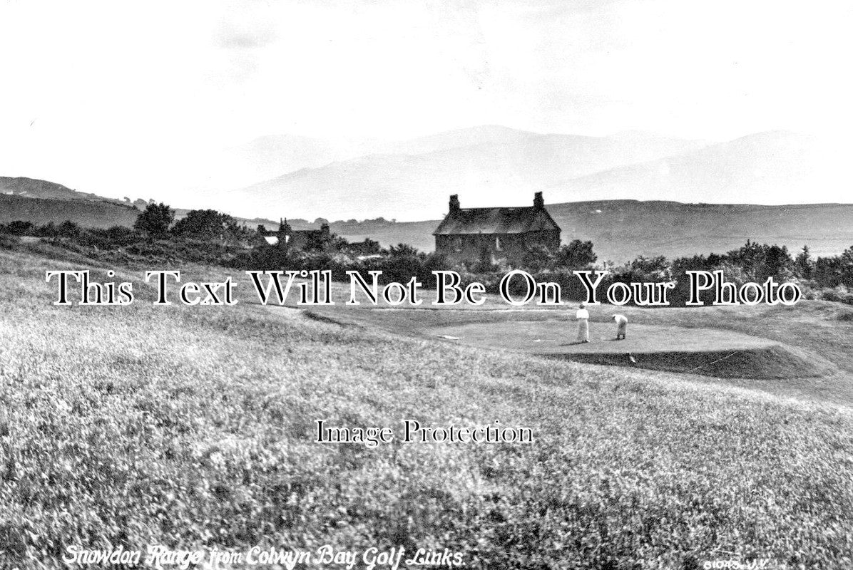 WL 2420 - Snowdon Range From Colwyn Bay Golf Links, Wales c1910