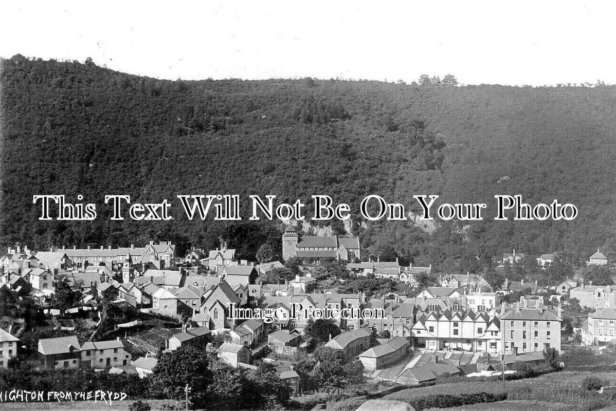 WL 2422 - Knighton From The Frydd, Powys, Wales