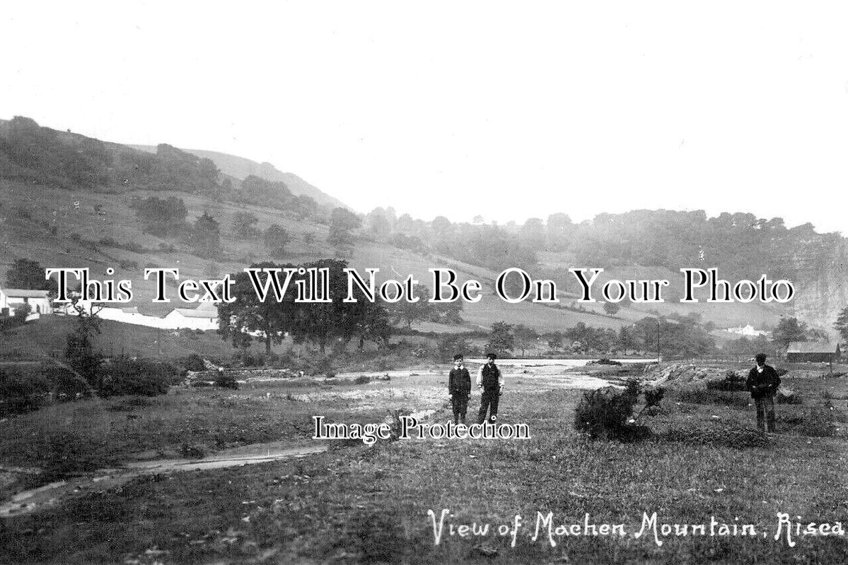 WL 2447 - View Of Machen Mountain, Risca, Wales c1910