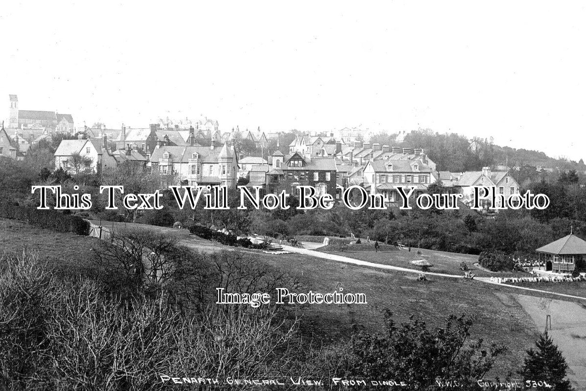 WL 2486 - Penarth View From Dingle, Wales c1912