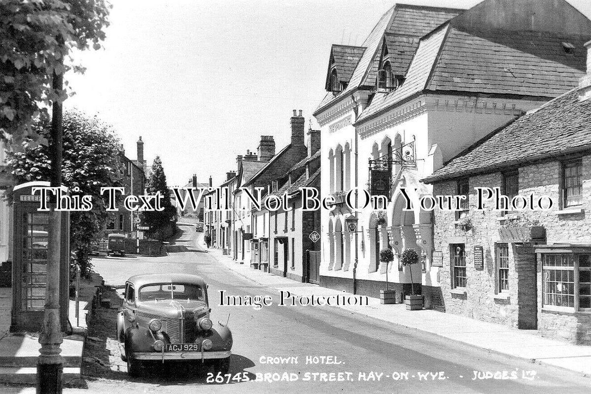 WL 2524 - The Crown Hotel, Broad Street, Hay On Wye, Wales
