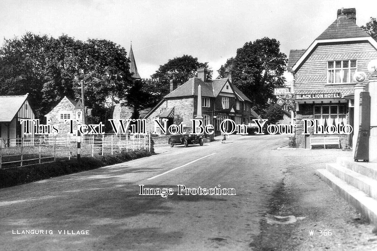 WL 2531 - The Black Lion Hotel, Llangurig Village, Wales