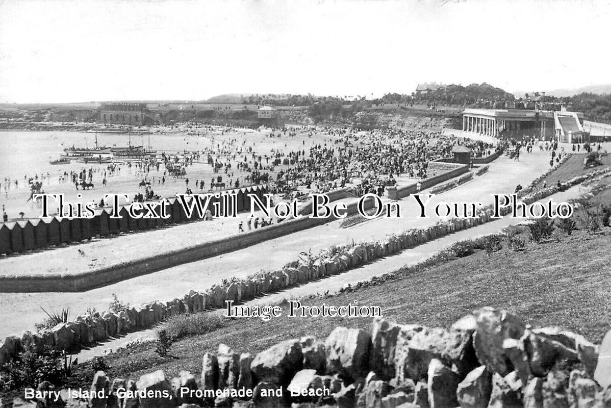 WL 2551 - Barry Island Gardens, Promenade & Beach, Wales