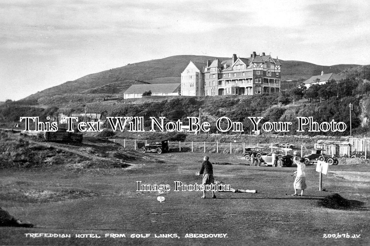 WL 2593 - Trefeddian Hotel From Golf Links, Aberdovey, Wales