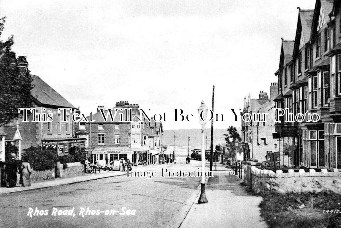 WL 2779 - Rhos Road, Rhos On Sea, Wales c1913