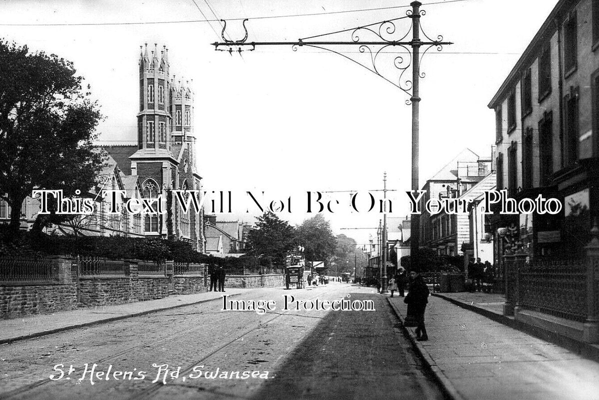 WL 2806 - St Helens Road, Swansea, Wales c1911