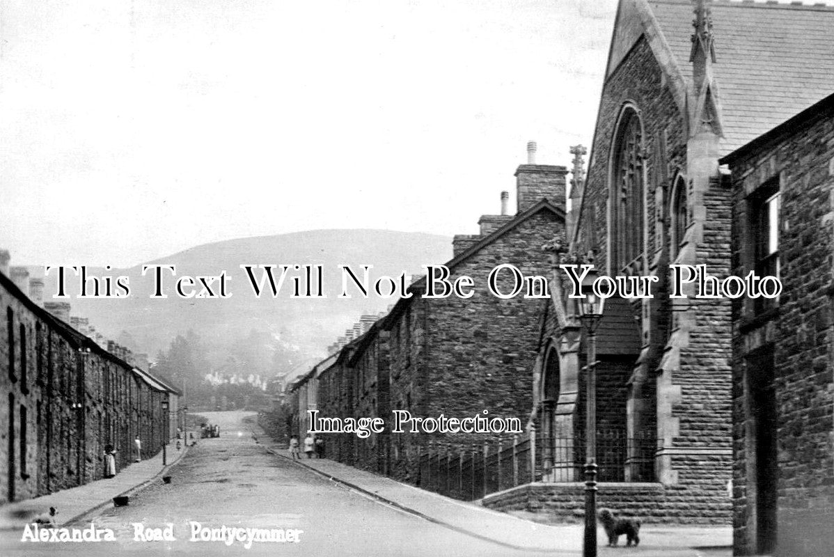 WL 2808 - Alexandra Road, Pontycymmer, Wales c1930
