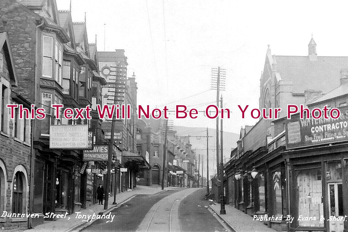 WL 2883 - Dunraven Street, Tonypandy, Wales c1914