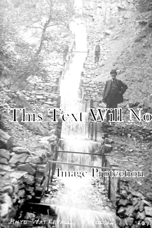 WL 29 - Rhyd Waterfalls, Tredegar, Wales c1912