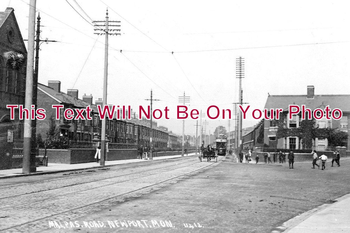 WL 2917 - Malpas Road, Newport, Monmouthshire, Wales c1905