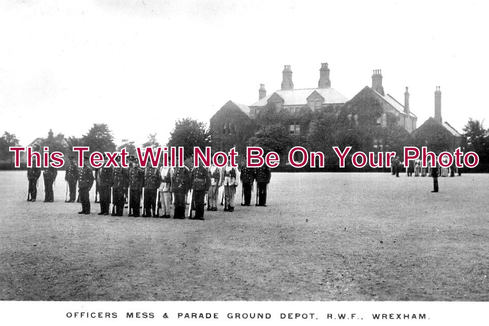 WL 2973 - Officers Mess & Parade Ground Depot, Wrexham, Wales