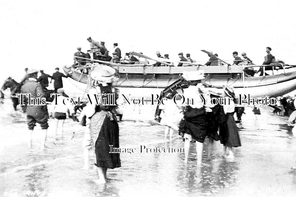 WL 3 - Rhyl Lifeboat Launch, Wales c1907