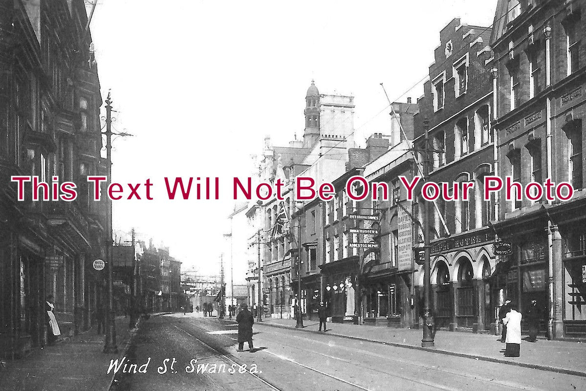 WL 3018 - Wind Street, Swansea, Wales c1912