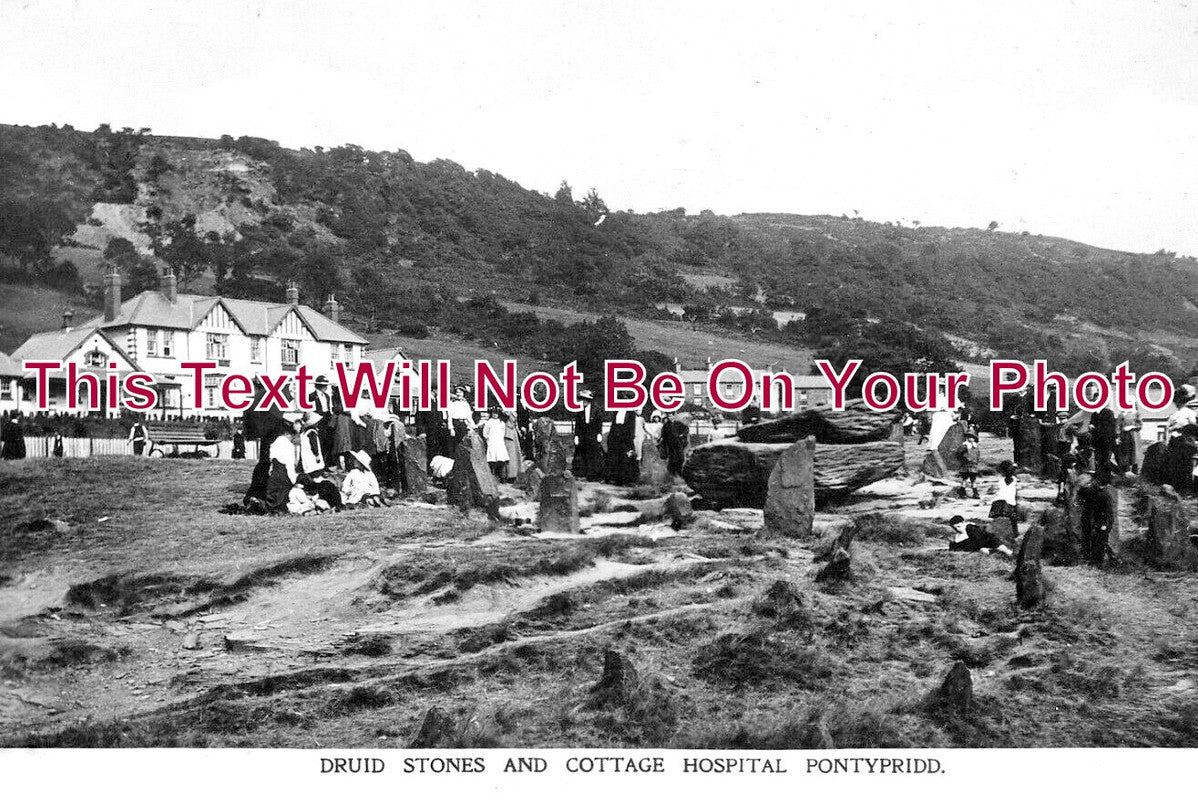 WL 3048 - Druid Stones & Cottage Hospital, Pontypridd, Wales c1918