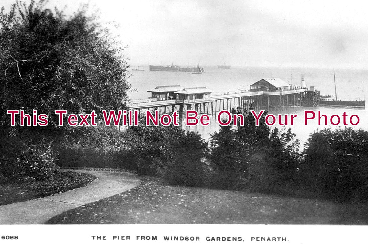 WL 3065 - The Pier From Windsor Gardens, Penarth, Wales