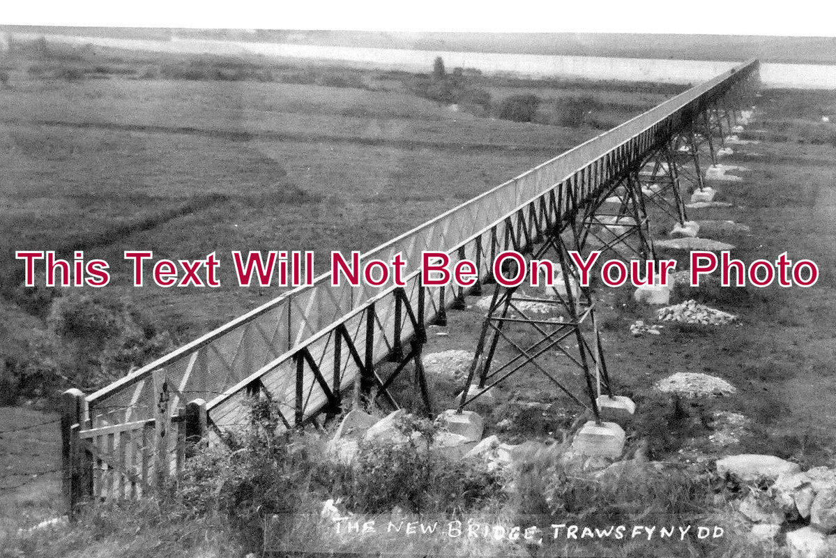 WL 3080 - The New Bridge, Trawsfynydd, Wales c1913