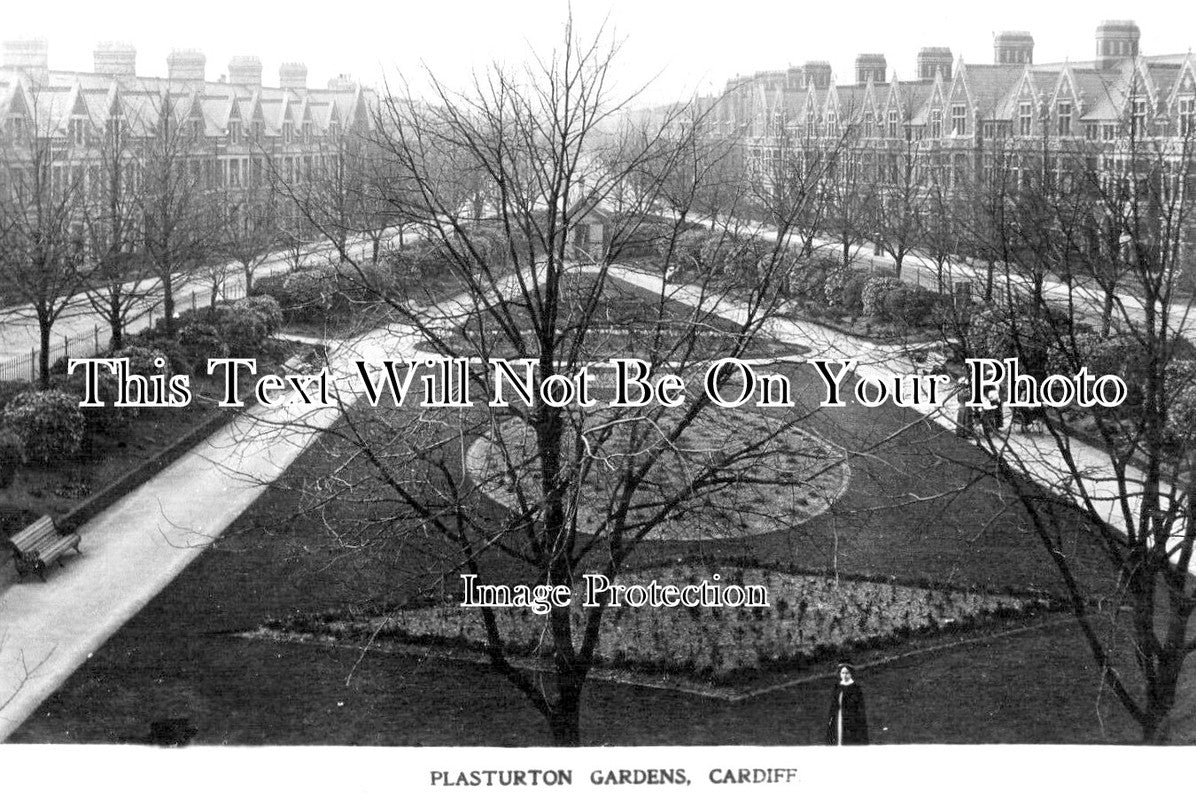 WL 3094 - Plasturton Gardens, Cardiff, Wales c1912