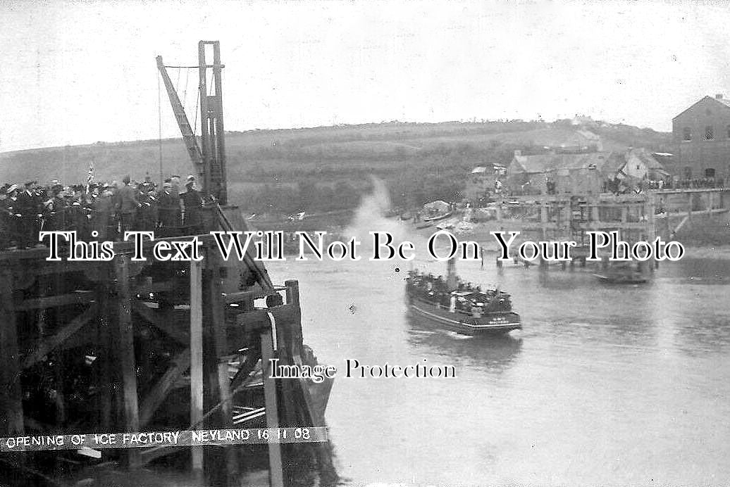 WL 32 - Opening Of Ice Factory, Neyland, Wales 1918