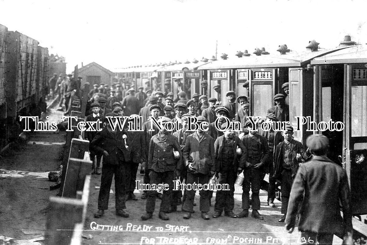 WL 322 - Pochin Pit Miners For Tredegar, Wales