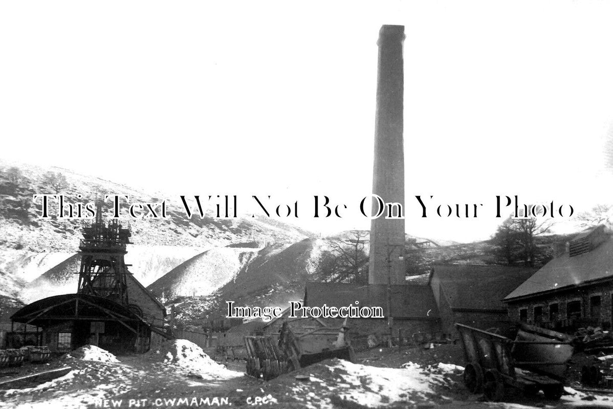 WL 334 - Cwmaman Colliery New Pit, Wales c1910