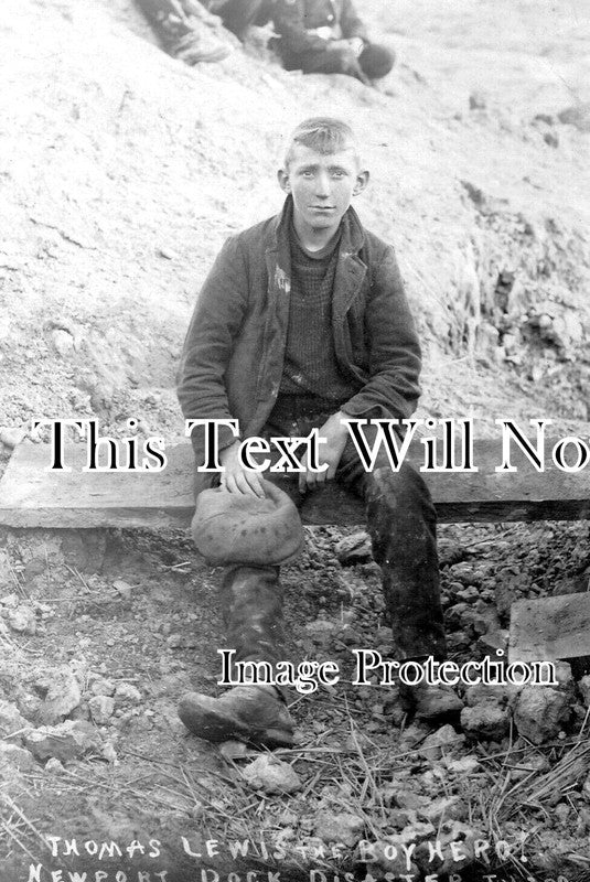 WL 345 -Thomas Lewis, Boy Hero Of Newport Dock Disaster, Wales 1909
