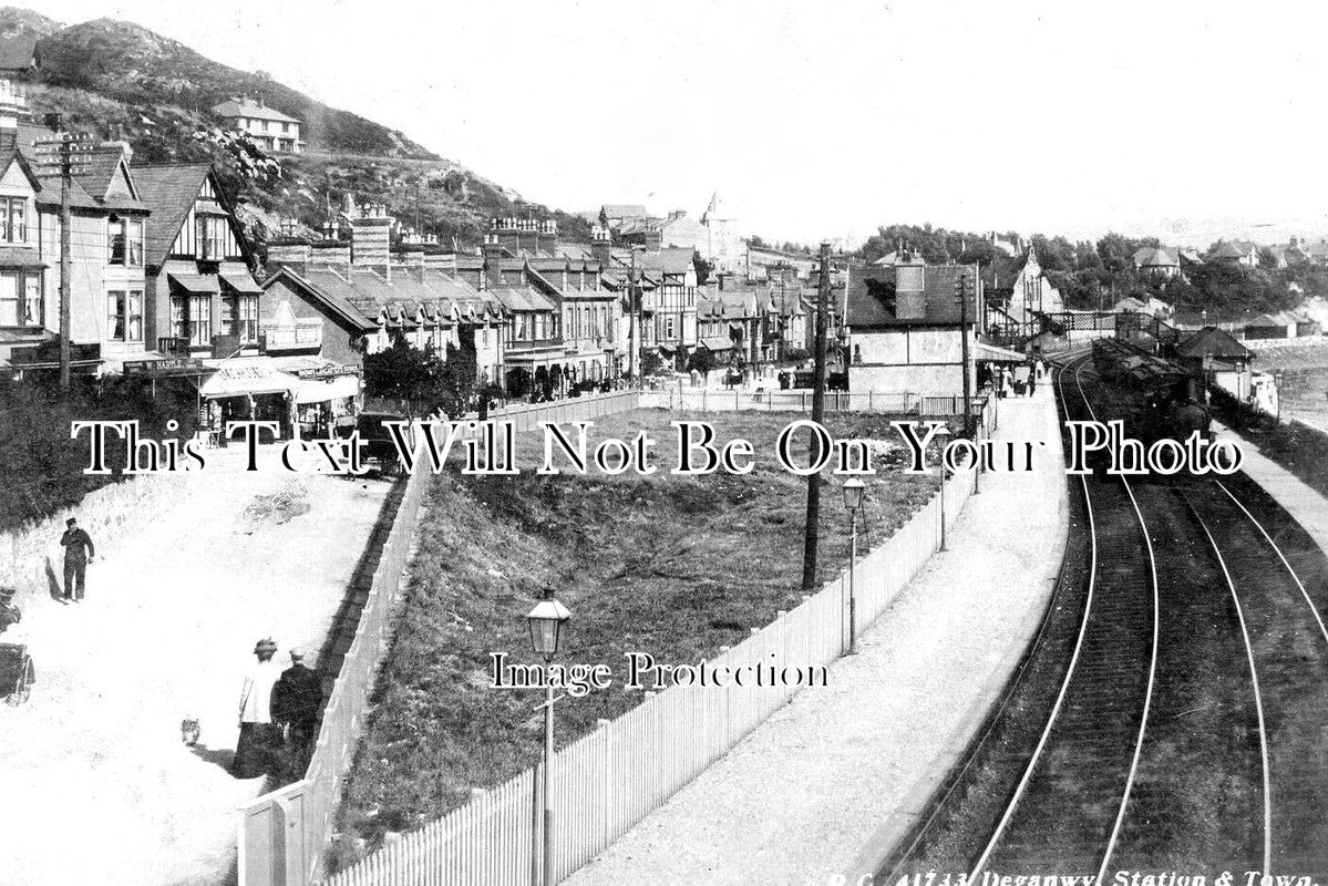 WL 349 - Deganwy Railway Station & Town, Wales